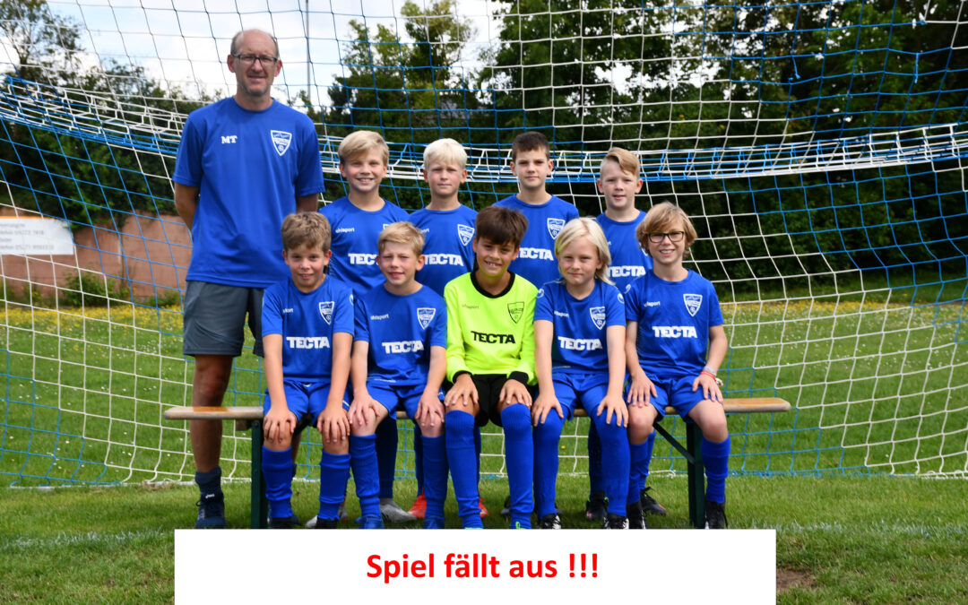 JSG Germete-W./R. – FC Blau-Weiß Weser (E1) fällt aus