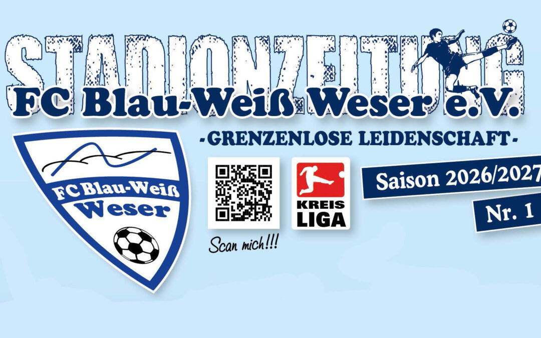 Die Stadionzeitung Nr. 2 (2026/27) ist da !